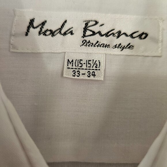 Moda Bianco Men's Vintage Cowboy Appliqued Boots Shirt Size M (15-15 l/2) - Picture 5 of 5